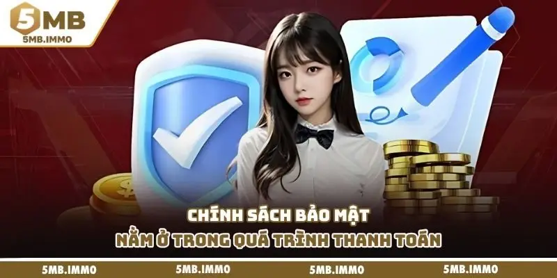 Chính sách bảo mật nằm ở trong quá trình thanh toán
