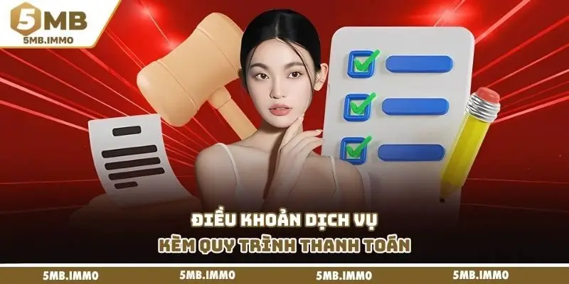 Điều khoản dịch vụ kèm quy trình thanh toán