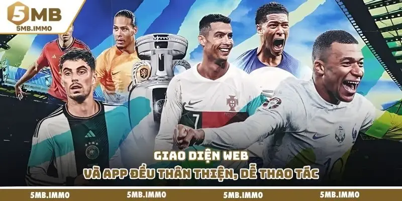 Giao diện web và app đều thân thiện, dễ thao tác