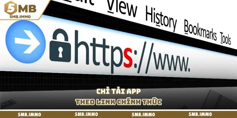 Chỉ tải app theo link chính thức